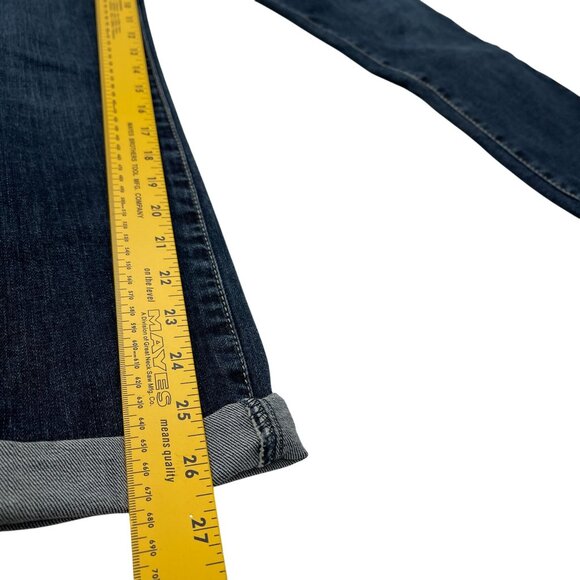 Kut From The Kloth Catherine Boyfriend Denim Jeans Rolled Hem Dark Wash Womens 4 - Picture 13 of 13